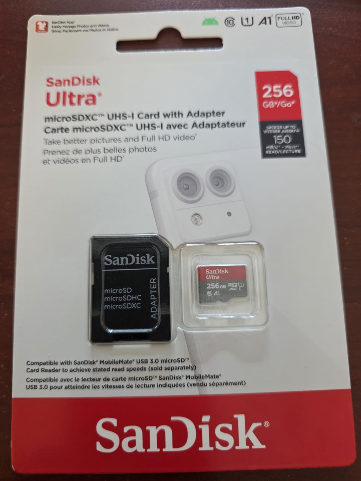 SanDisk 64GB Ultra microSDXC UHS-I Memory Card with Adapter - Up to 140MB/s, C10, U1, Full HD, A1 customer photo 1