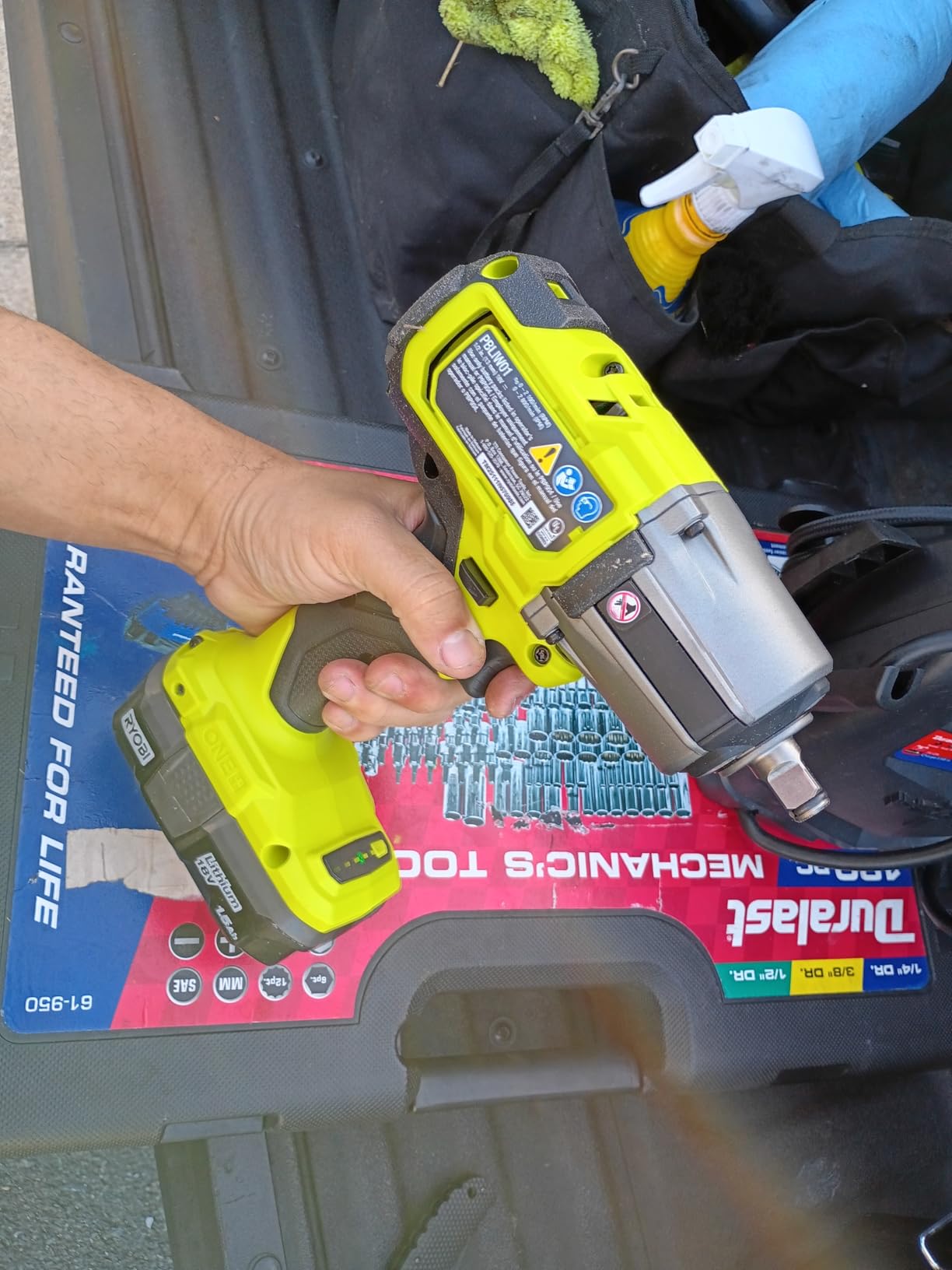 ONEAND HP 18V BRUSHLESS Cordless 4-Mode 1/2 in. HIGH Torque Impact Wrench Tool ONLY customer photo 1