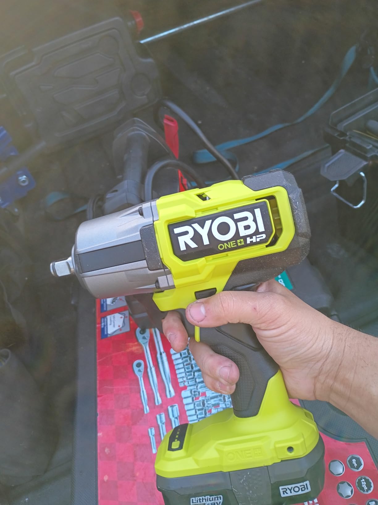 ONEAND HP 18V BRUSHLESS Cordless 4-Mode 1/2 in. HIGH Torque Impact Wrench Tool ONLY customer photo 2