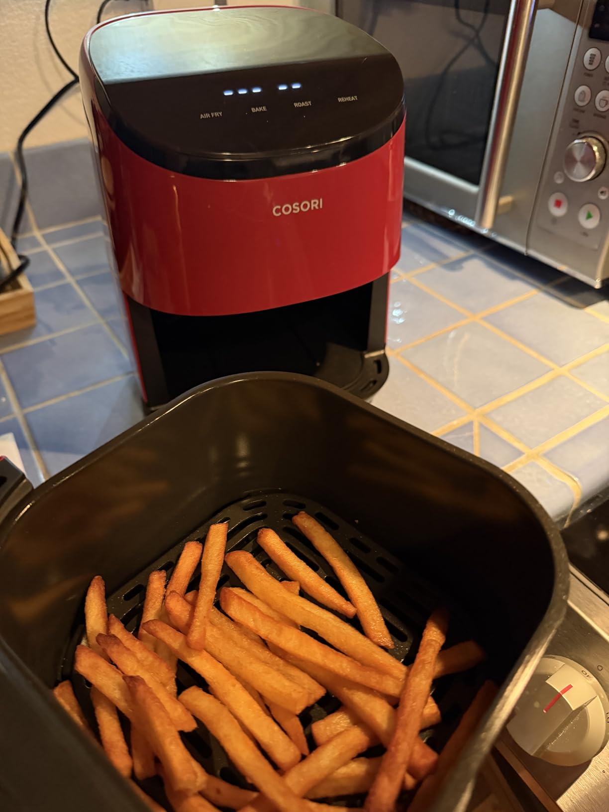 Cosori Air Fryer 2.1 QT, Small & Mini 4-in-1 airfryer Ideal for Simple Meals and Snack, Easy to Leftover Food to Crispy, Up to 97% Less Oil, 30 In-App Recipes, Nonstick & Dishwasher-Safe Basket customer photo 1