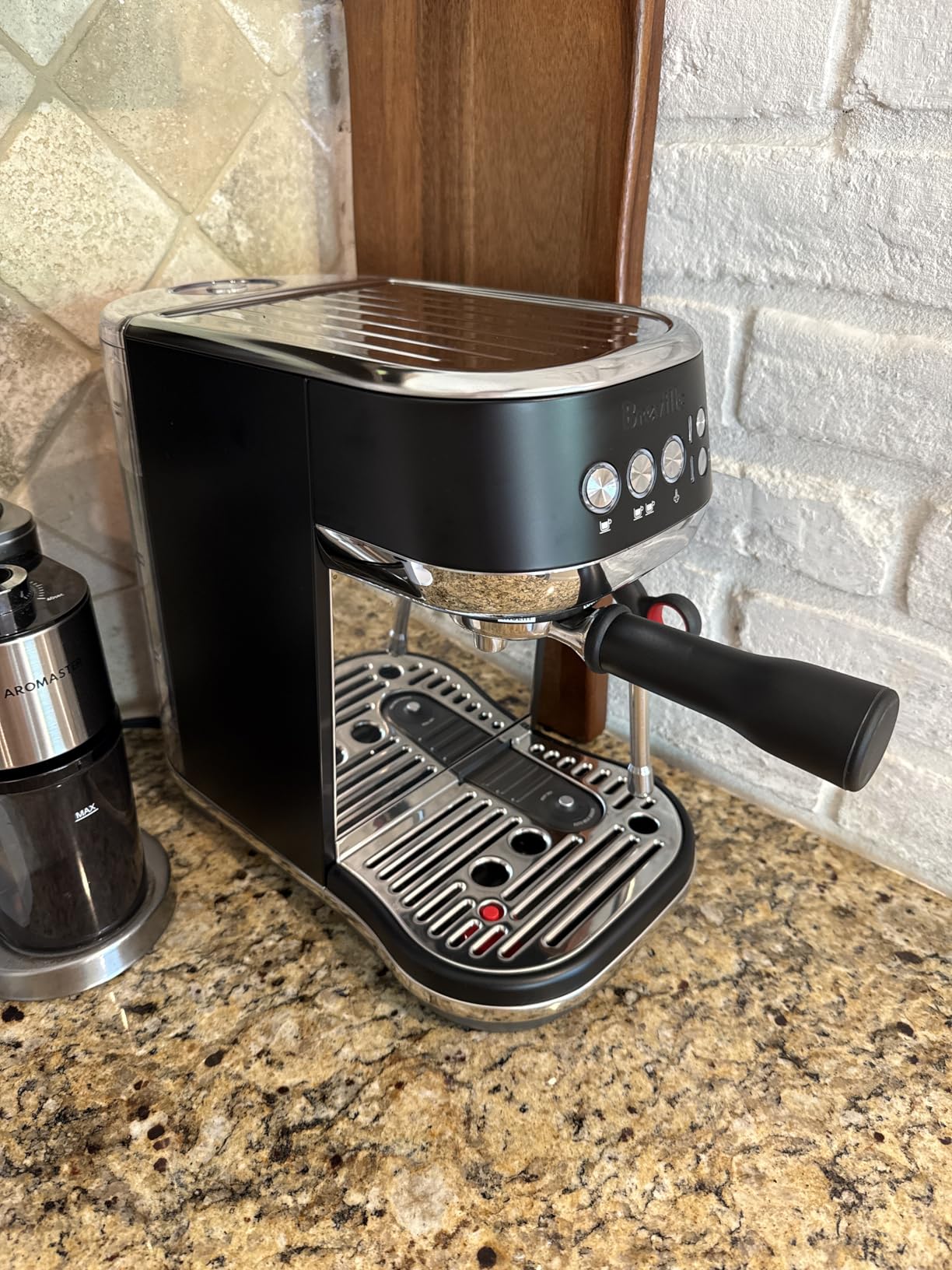 Breville Bambino Plus Espresso Machine BES500DBL, Damson Blue customer photo 1