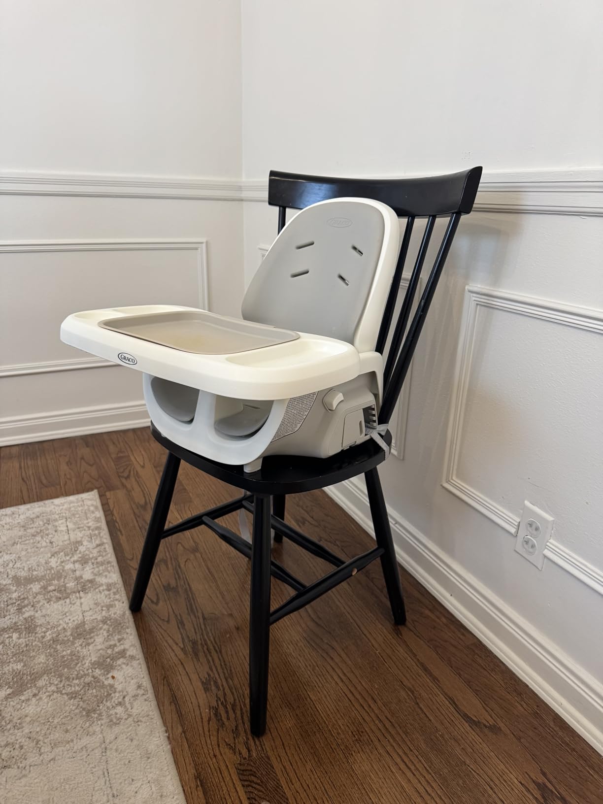 Graco EveryStep 6 in 1 High Chair, Babies and Toddlers Portable Slim High Chair with 6 Growing Stages, Misty customer photo 2