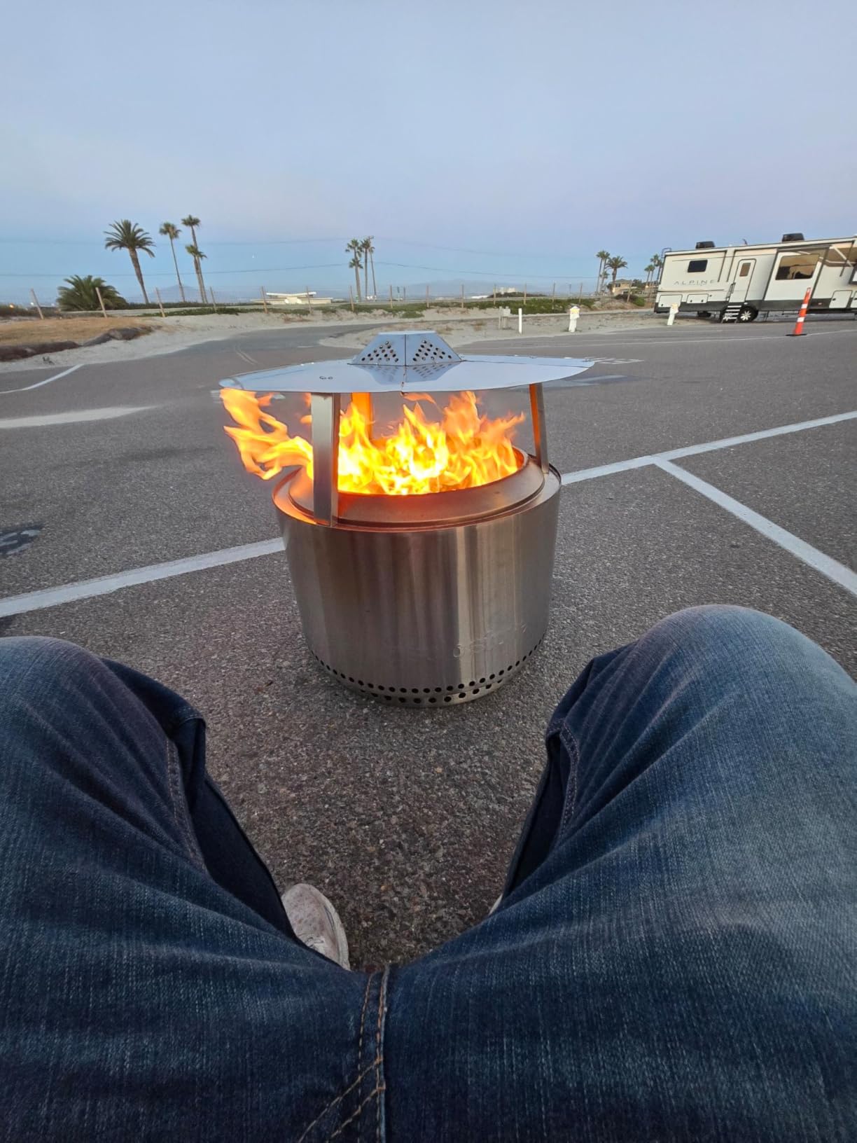 Solo Stove Yukon 2.0 + Stand, 27 Inch Smokeless Fire Pit - Portable Stainless Steel Outdoor Fireplace - 360° Airflow Technology and Removable Ash Pan - Ideal for 6 or More People, 43.9lbs, Ash customer photo 1