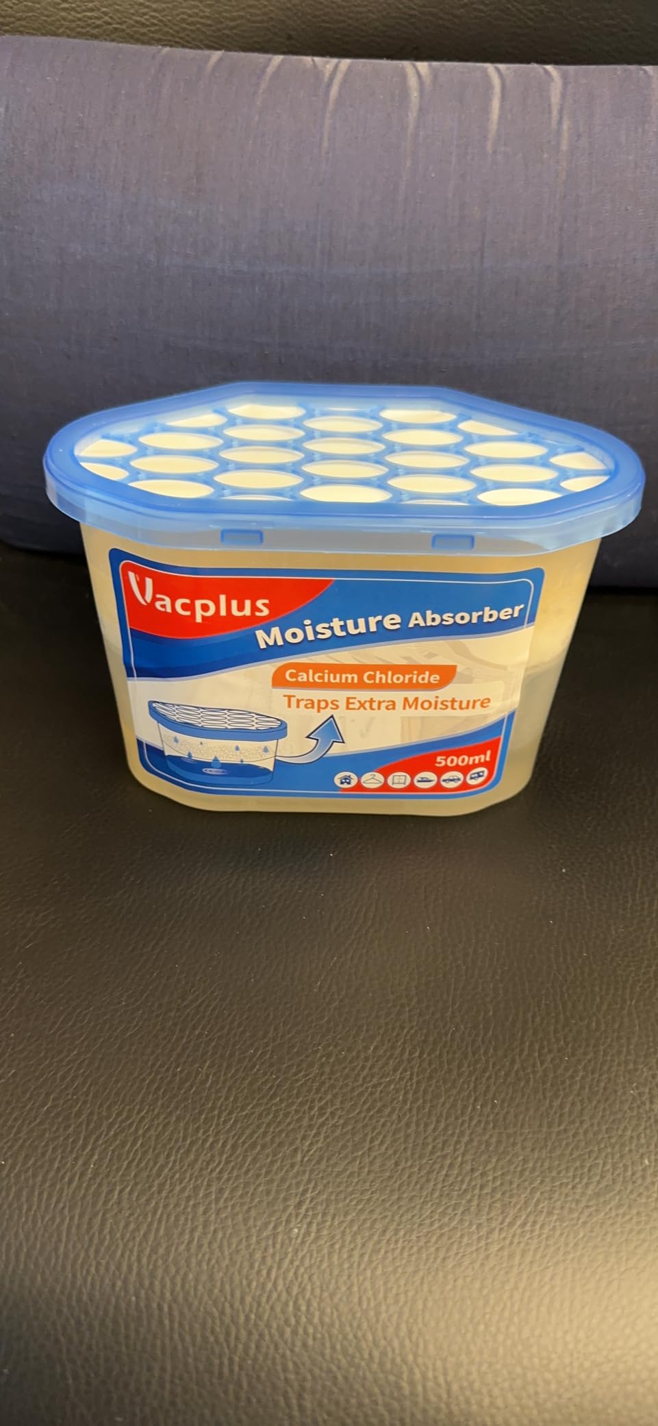 Vacplus Moisture Absorbers, 10.5 Oz Humidity Absorber Boxes Attracts Extra Moisture from Your Bathroom, Closet, Kitchen & Study, Dehumidifier, Odor Eliminator for Closet (Ocean Scent), 12 Packs customer photo 2