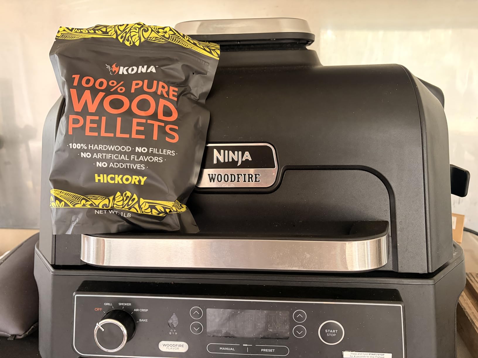 Wood Pellets All Variety Pack, Intended for Ninja Woodfire Outdoor Grill, Wood Fire Oven & Smoker, 8, 1lb Resealable Bags customer photo 1