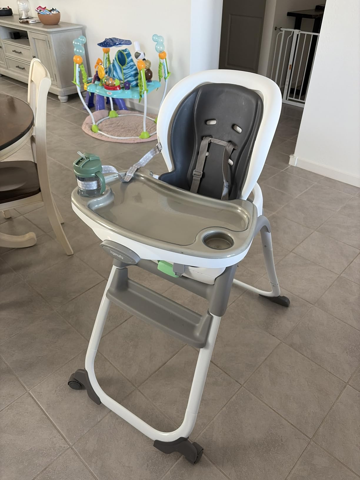 Ingenuity Full Course 6-in-1 High Chair - Baby to 5 Years Old, 6 Convertible Modes, Astro customer photo 2
