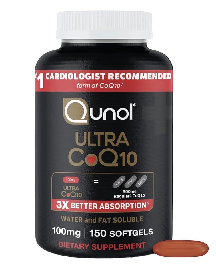 Qunol Ultra CoQ10 100mg Softgels - 3x Better Absorption, Antioxidant for Heart Health & Energy Production, Coenzyme Q10 Vitamins and Supplements, 3 Month Supply, 90 Count customer photo 1
