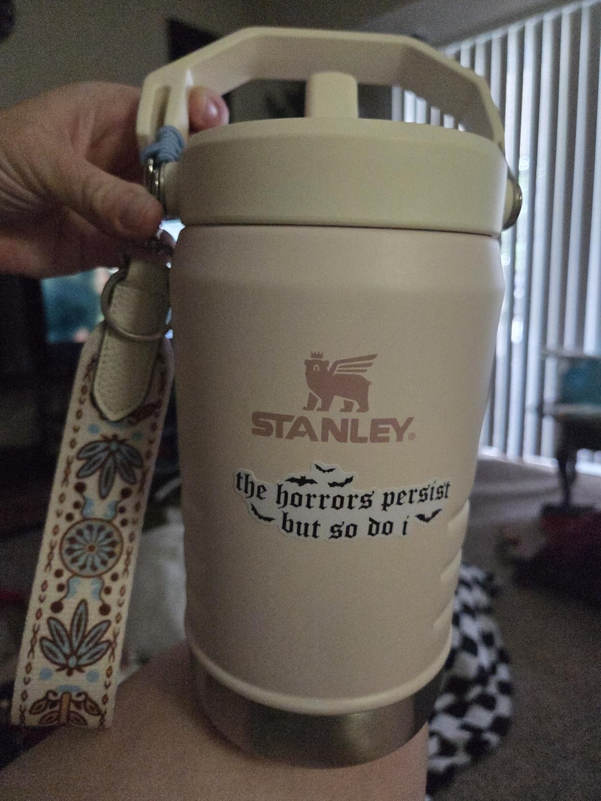 Stanley IceFlow Flip Straw Jug with Handle 64 oz| Twist On Lid and Flip Up Straw | Leak Resistant for Travel and Sports | Insulated Stainless Steel | BPA-Free | Rose Quartz customer photo 1