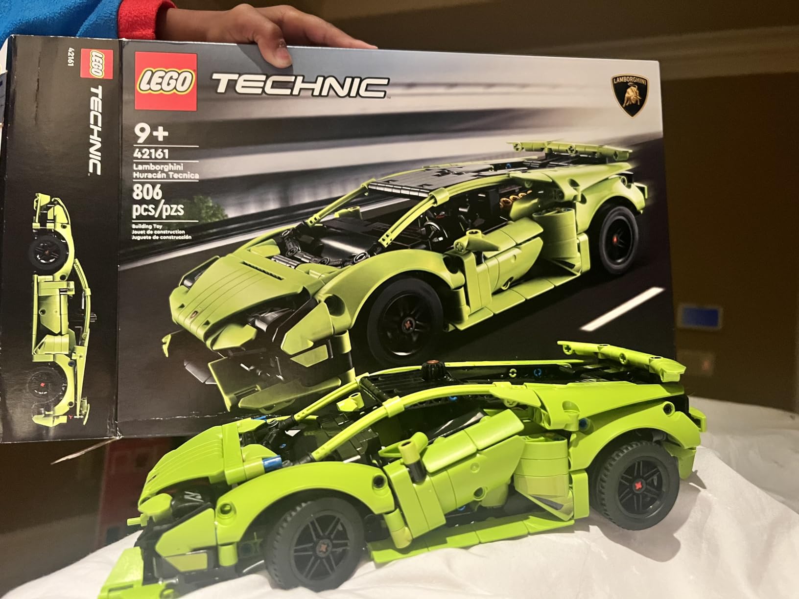 LEGO Technic Lamborghini Huracan Tecnica Advanced Sports Car Building Kit for Kids Ages 9 and up Who Love Engineering and Collecting Exotic Sports Car Toys, 42161 customer photo 2
