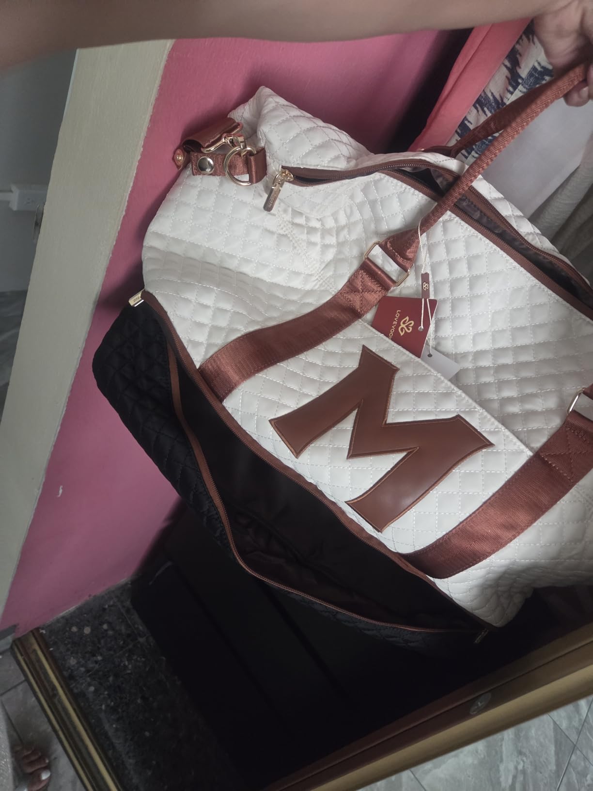 Travel Duffle Bag,Weekender Bags for Women with Shoe Compartment, Carry on Overnight Bag with Toiletry Bag,Gym Duffel Bag with Wet Pocket, Hospital Bags for Labor and Delivery customer photo 2