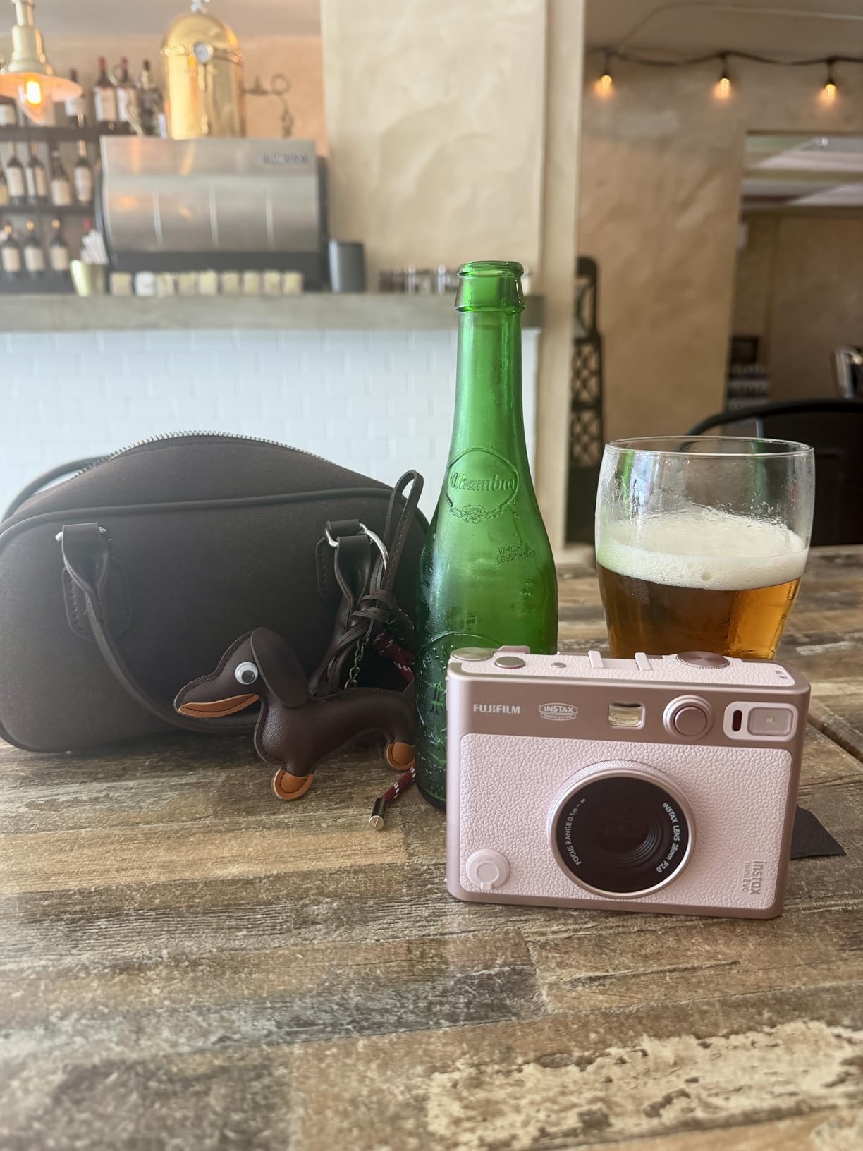 Fujifilm Instax Mini EVO Instant Camera - Brown customer photo 2