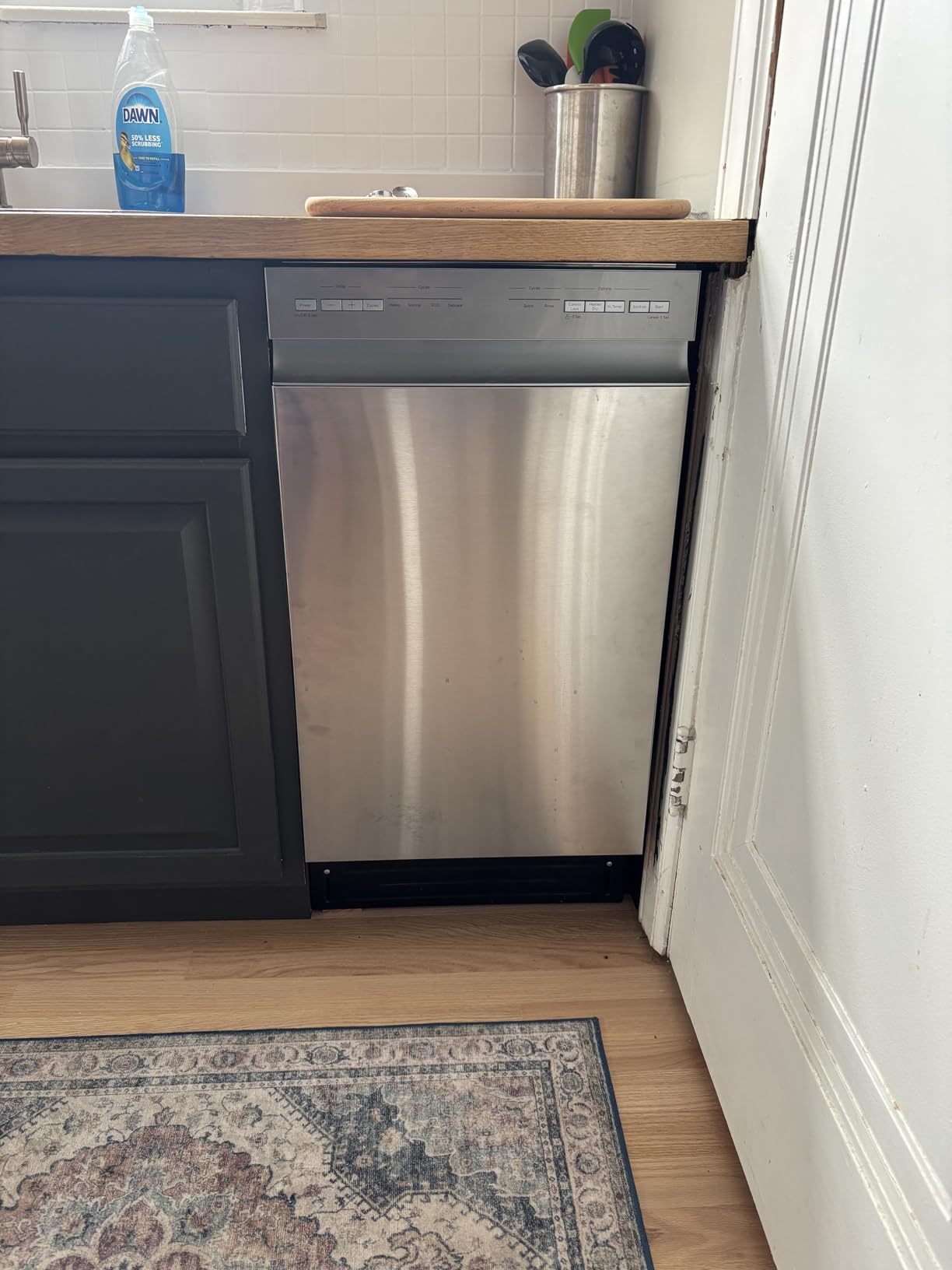Midea 18 Inch Built-in Dishwasher, Slim Space-Saving Design with 8 Place Settings, 6 Washing Programs & Stainless Steel Tub, Energy Star Certified Dishwasher with Heated Dry & High Temp Wash, Silver customer photo 1