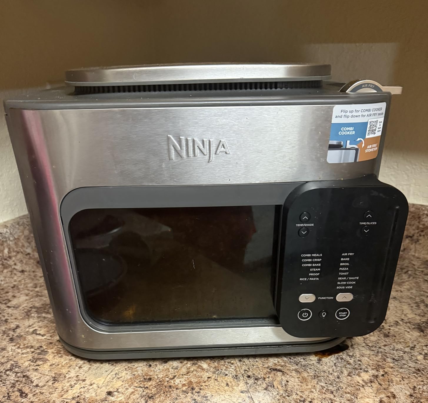 Ninja Combi All-in-One Multicooker, Oven, & Air Fryer, Complete Meals in 15 Mins, 14-in-1 Functions, 3 Accessories, Stainless Steel, SFP701 customer photo 1