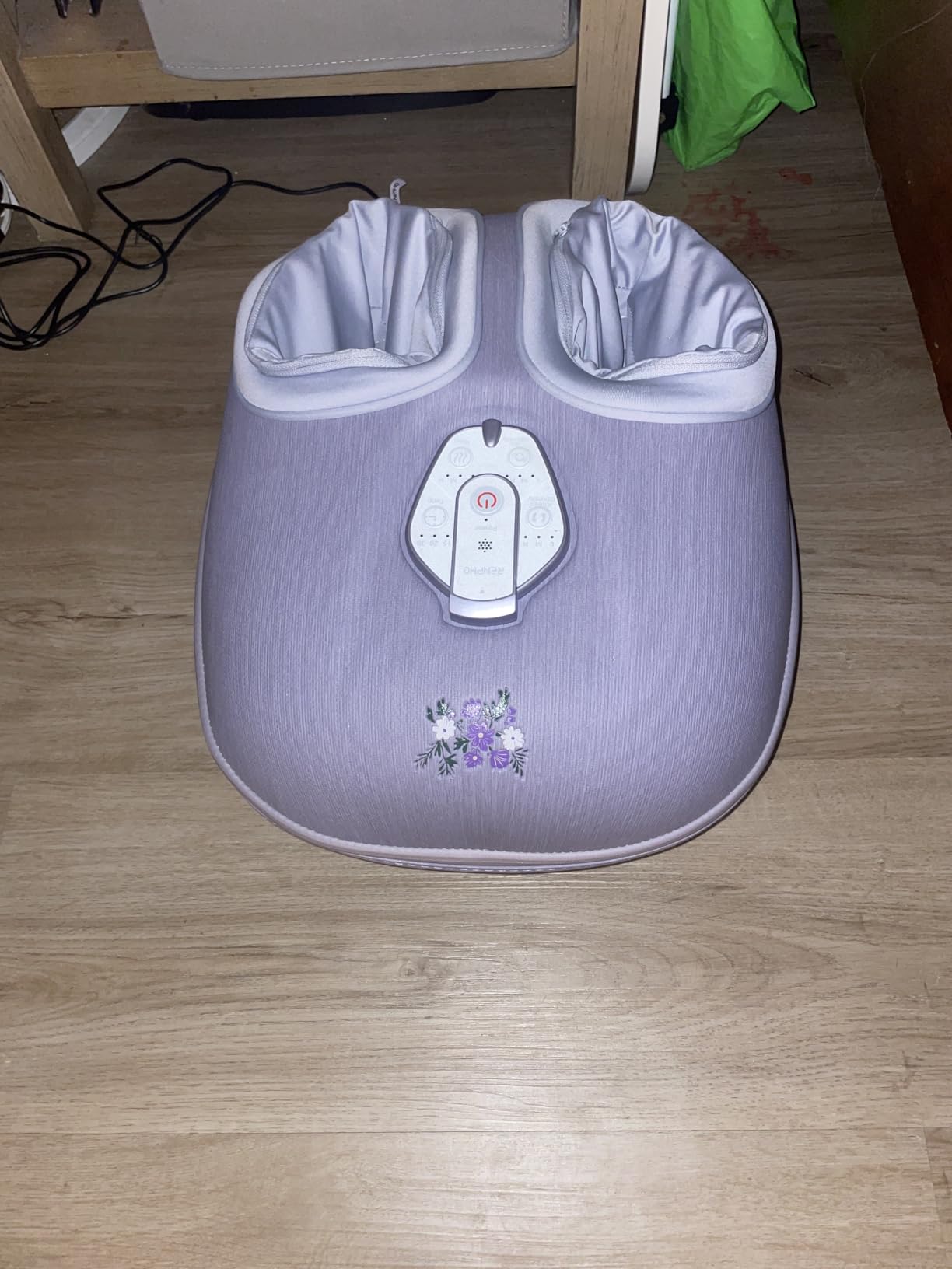 RENPHO Foot Massager Machine with Heat [2026 Upgraded], Fathers Day Dad Gifts for Men Husband, FSA Eligible HSA Shiatsu Foot Massager for Plantar Fasciitis, Cordless Control, Gifts for Women, Black customer photo 2
