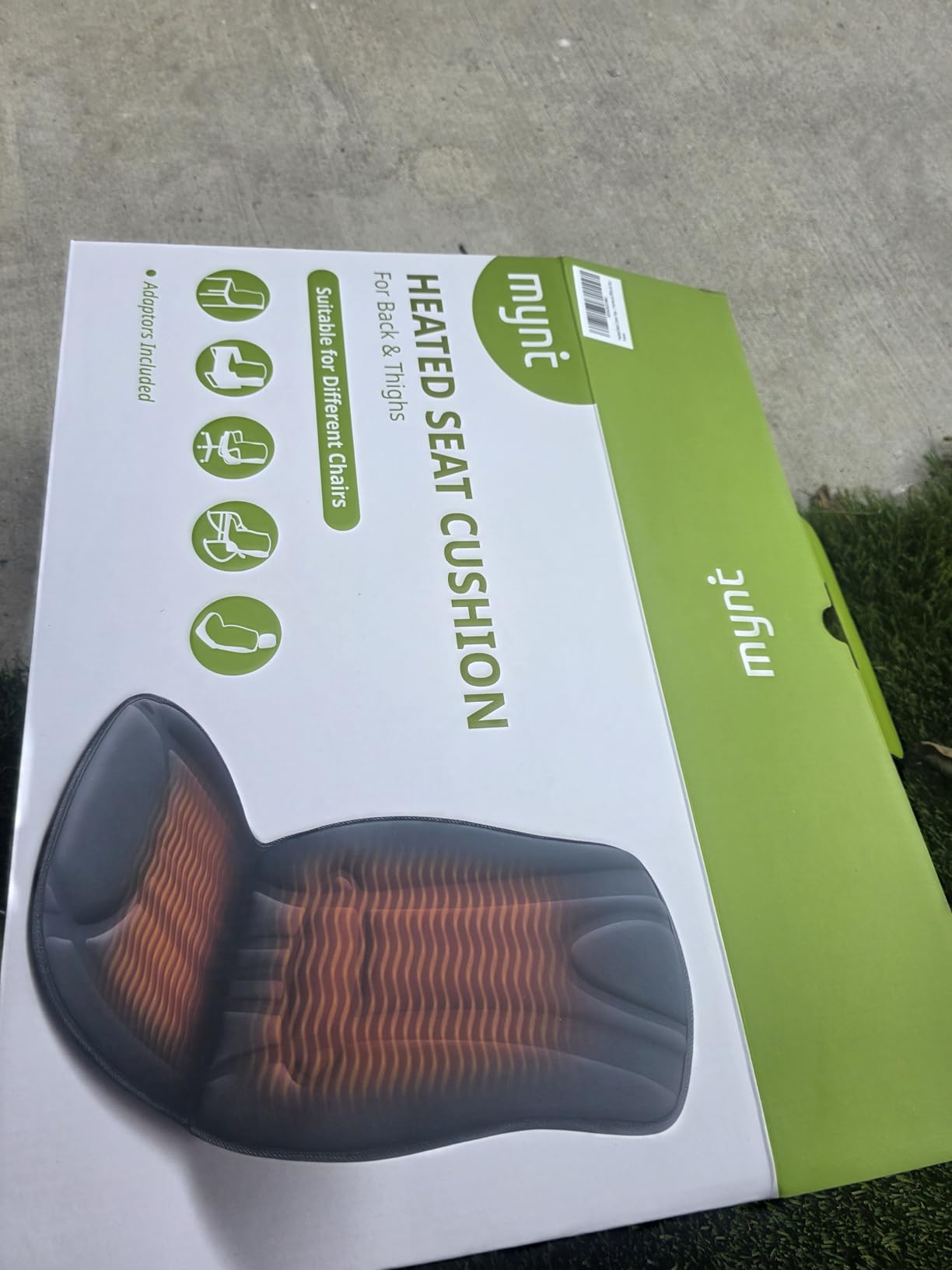 Heated Seat Cover with Expanded Heating Area, Heated Seat Cushion for Full Back and Seat, Seat Warmer with 3 Levels Temperature Control for Home Office and More, Warm Gift for Winter customer photo 1