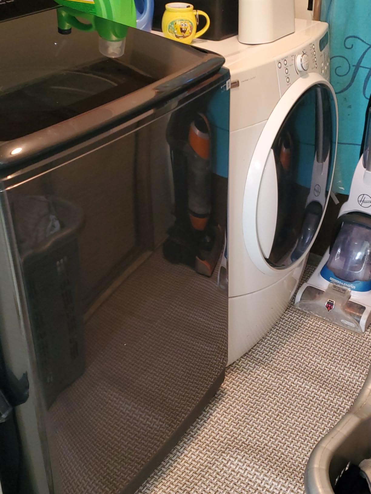 Samsung 5.5 cu. ft. Extra-Large Capacity Smart Top Load Washer with Super Speed Wash, Brushed Black, WA55CG7100AVUS customer photo 1