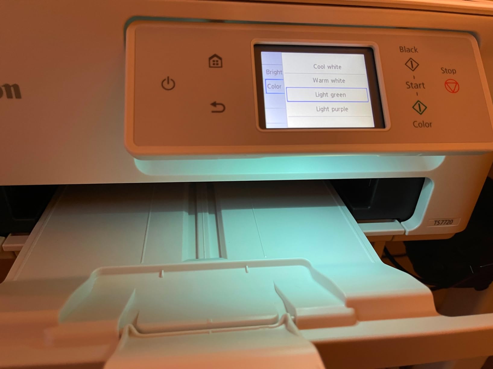 Canon PIXMA TS7720 Wireless All-in-One Color Inkjet Printer - Print, Copy, Scan - Auto Duplex, 15/10 PPM, 2.7
