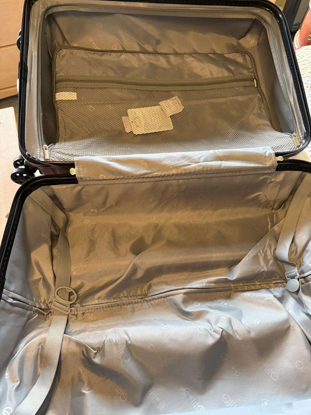 Expandable Large Checked Luggage with Spinner Wheels, Hard Shell Suitcase TSA Lock Rolling Travel Luggage 28-inch,Blue customer photo 2