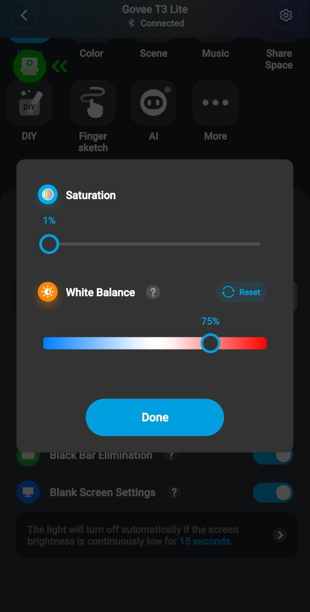 Govee TV Backlight 3 Lite with Fish-Eye Correction Function Sync to 75-85 Inch TVs, 16.4ft RGBICW Wi-Fi LED Strip Lights with Camera, 4 Colors in 1 Lamp Bead, Voice and APP Control, Adapter customer photo 1