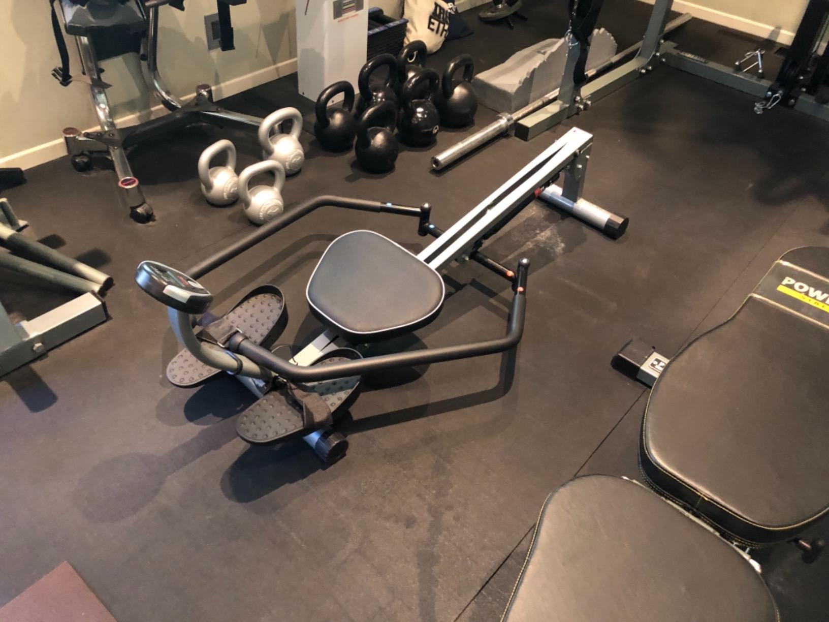 Sunny Health & Fitness Smart 360 Degree Dual-Function Magnetic Rowing Machine, Full-Motion Workout with 51-Inch Extended Rail, Total-Body Training for Home, Free SunnyFit APP Connection customer photo 2
