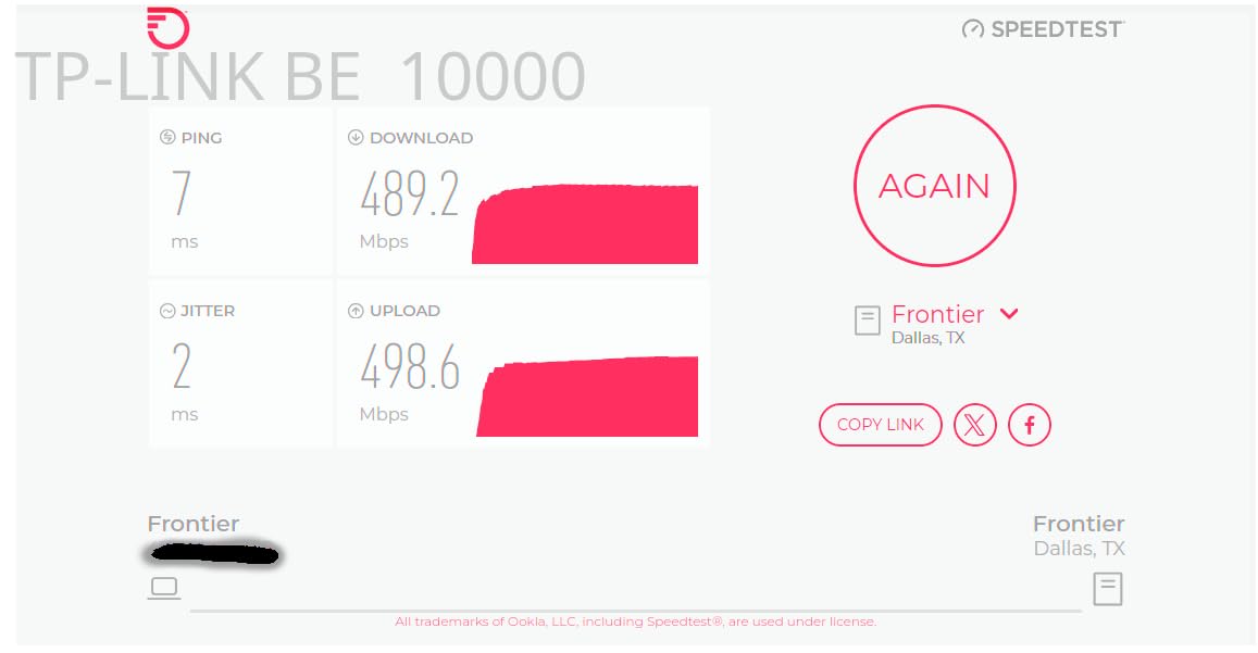 TP-Link Deco 7 Pro BE63 Tri-Band WiFi 7 BE10000 Whole Home Mesh System- 6-Stream 10 Gbps, 4X 2.5G Ports Wired Backhaul, 4X Smart Internal Antennas, VPN, HomeShield, Free Expert Support (1-Pack) customer photo 1