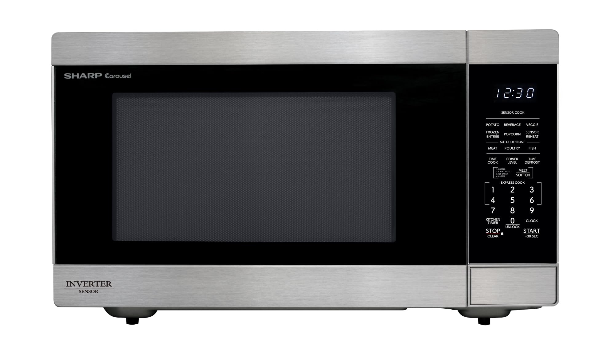 SHARP Countertop Microwave Oven with Removable 16.5