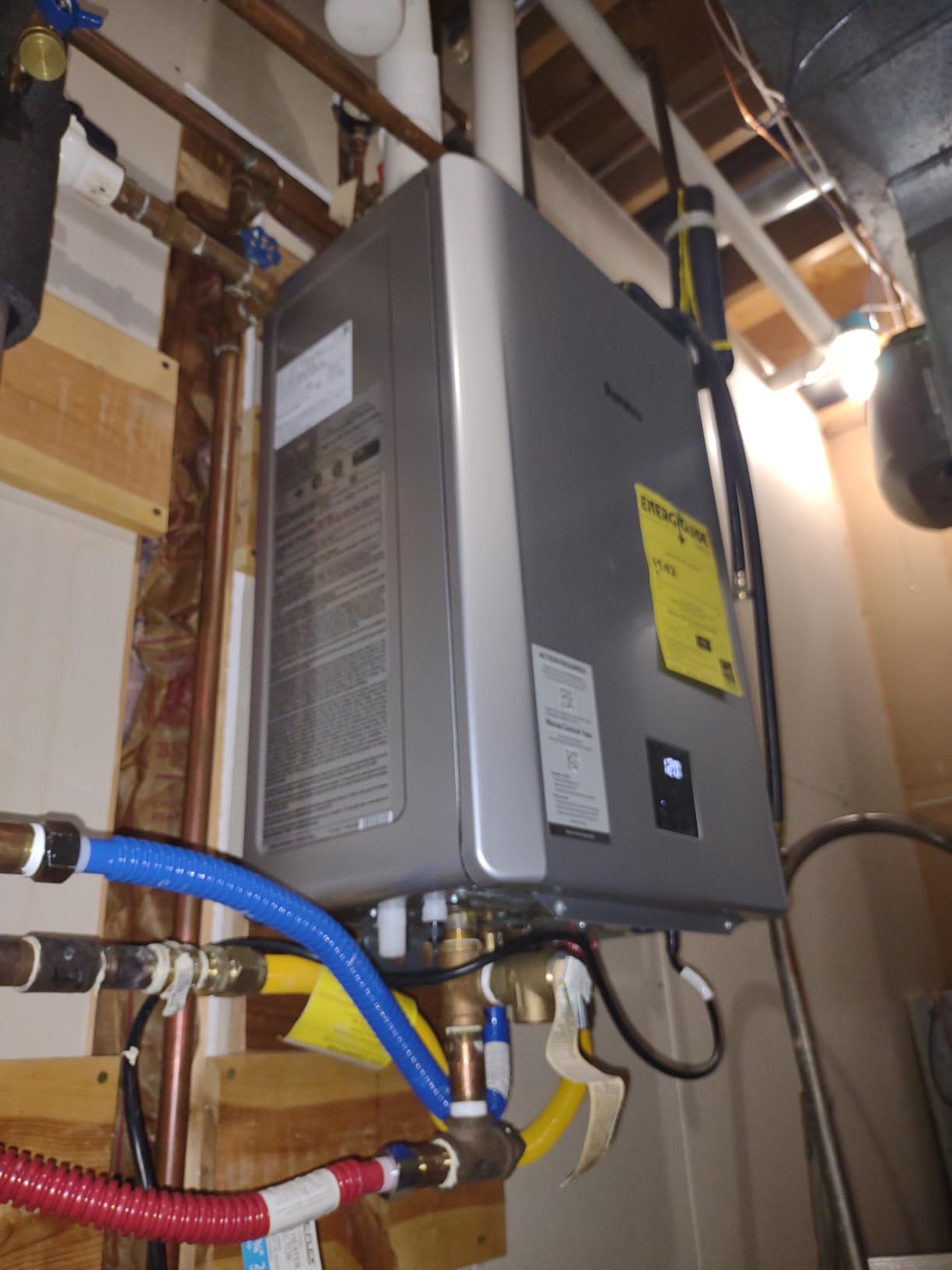 NEW Rinnai RX130iN Condensing Smart Sense Natural Gas or Propane Tankless Water Heater, Indoor or Outdoor Water Heater, Up to 7.1 GPM, 130,000 BTU customer photo 2