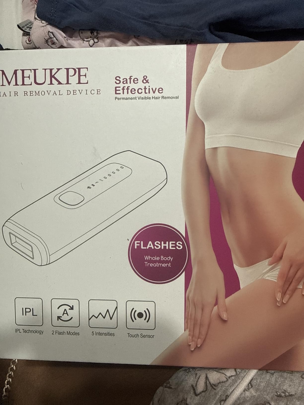 IPL Hair Removal Device, model: AI06, for Facial Legs Arms Bikini Line customer photo 2