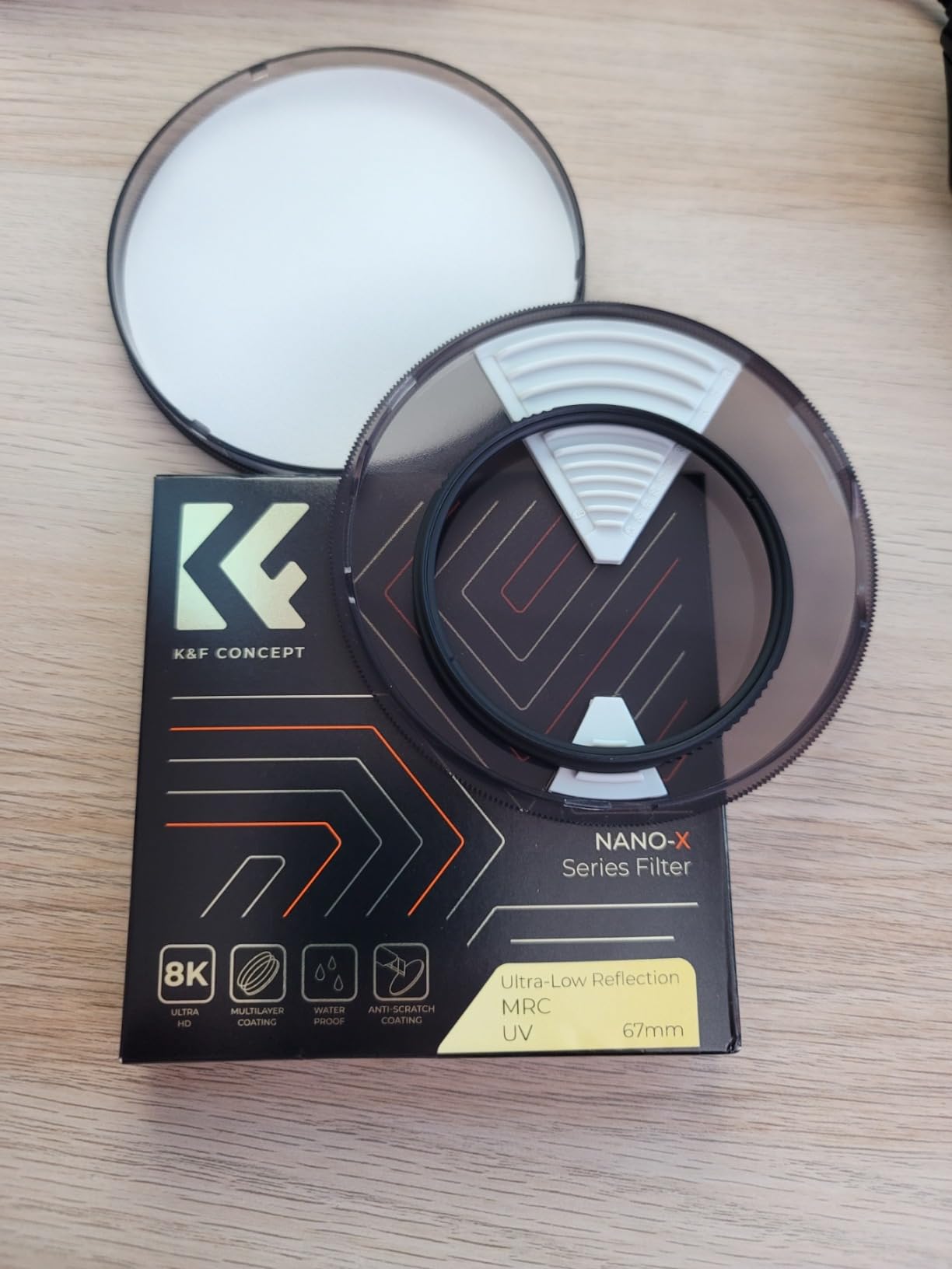 K&F CONCEPT 49mm Ultra-Low Reflectivity MCUV Lens Protection Filter 28 Multi-Layer Coatings Ultra-Slim HD Waterproof Scratch Resistant Lens UV Filter (Nano-X Series) customer photo 1