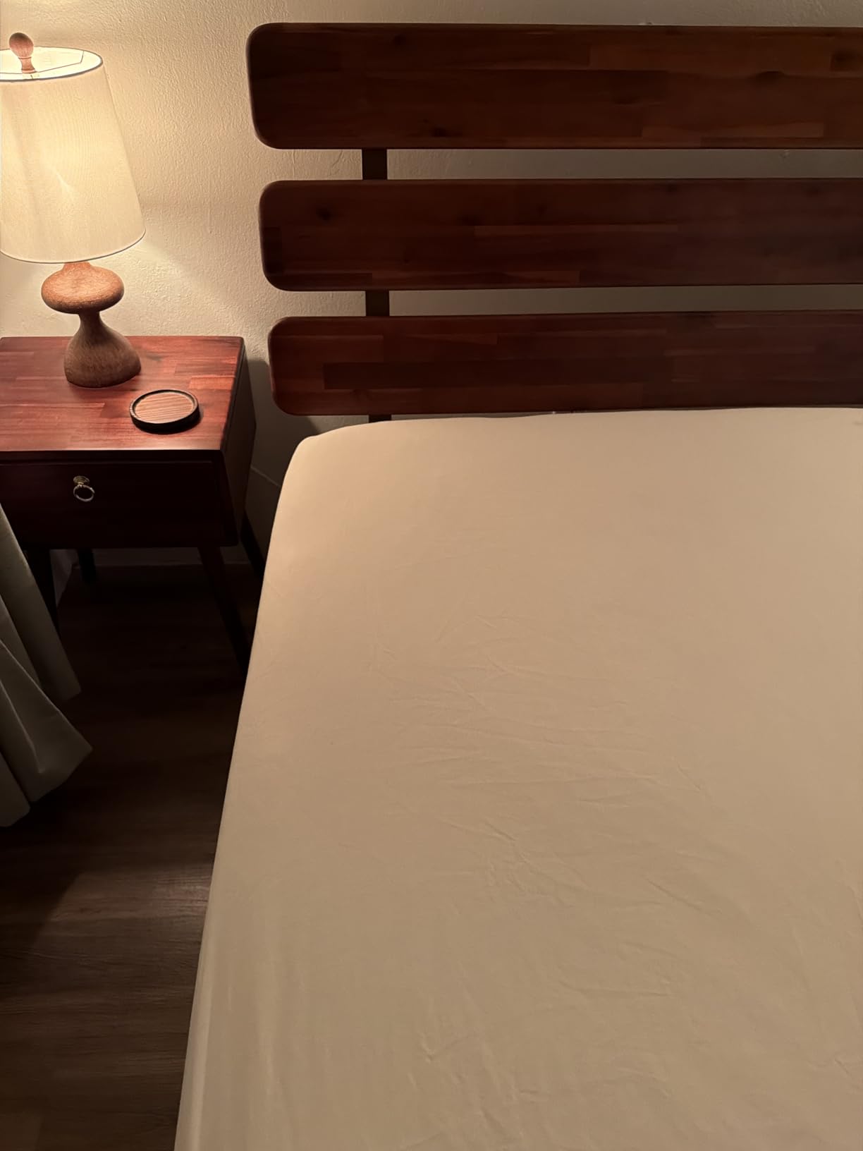 California Design Den Soft 100% Cotton Bed Sheets Queen Size Set, 400 TC Good Housekeeping Award Winner, Silky Smooth Sateen, Deep Pockets, Breathable & Durable Queen Bedding Set - Beige customer photo 2
