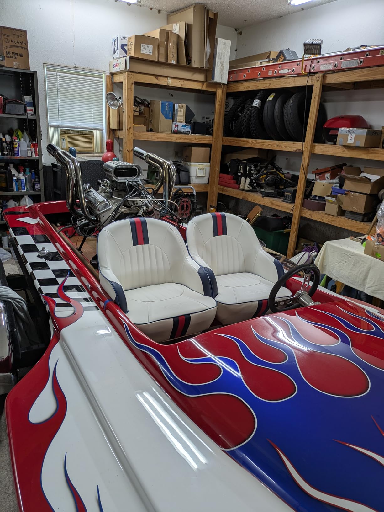 PEXMOR Premium Pontoon Boat Seat Captain Bucket Seat with Boat Seat Cover, Waterproof Boat Cabin Captain Chair Stainless Steel Screws Included customer photo 1
