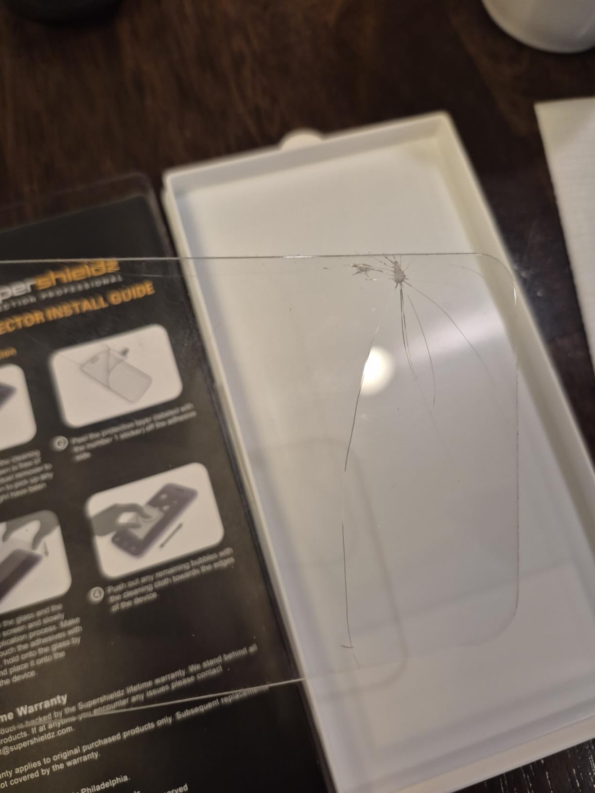 Supershieldz (3 Pack) Designed for Samsung Galaxy S24 Ultra Tempered Glass Screen Protector, Anti Scratch, Bubble Free customer photo 1