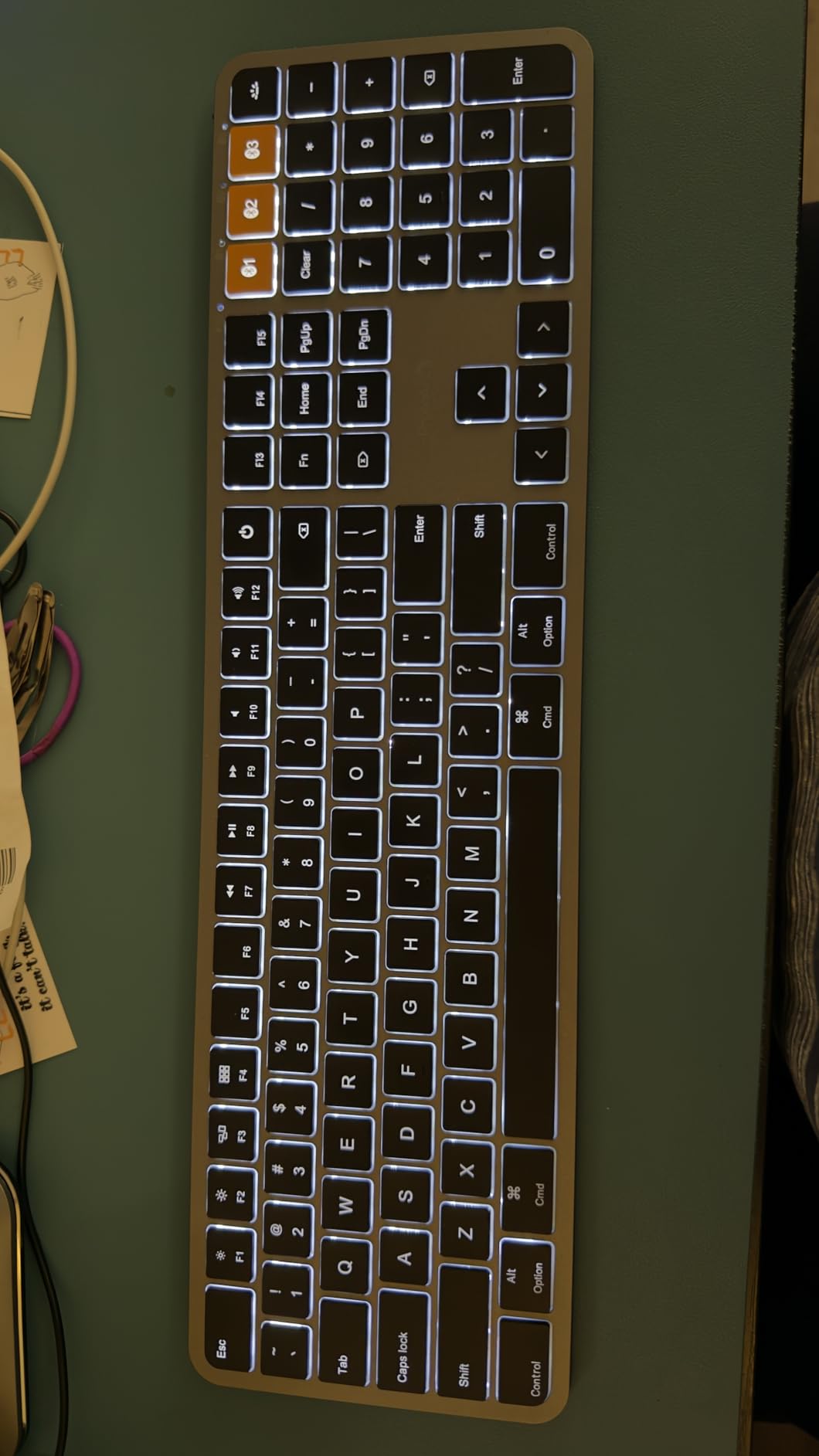 ProtoArc Backlit Bluetooth Keyboard and Mouse for Mac, KM100-A Full Size Wireless Keyboard Mouse for Mac, Multi-Device, Rechargeable, No USB, for MacBook Pro/Air, iPhone, iPad, Space Gray customer photo 1