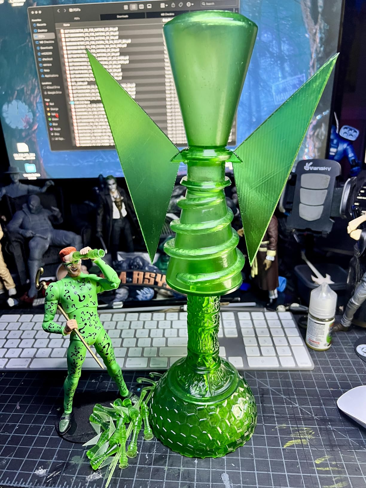 ANYCUBIC 3D Printer Resin Bundle, 405nm SLA UV-Curing Resin with High Precision and Quick Curing and Excellent Fluidity for LCD 3D Printing (Grey+Clear+White+Black,1kg per Bottle, 4kg in Total) customer photo 2