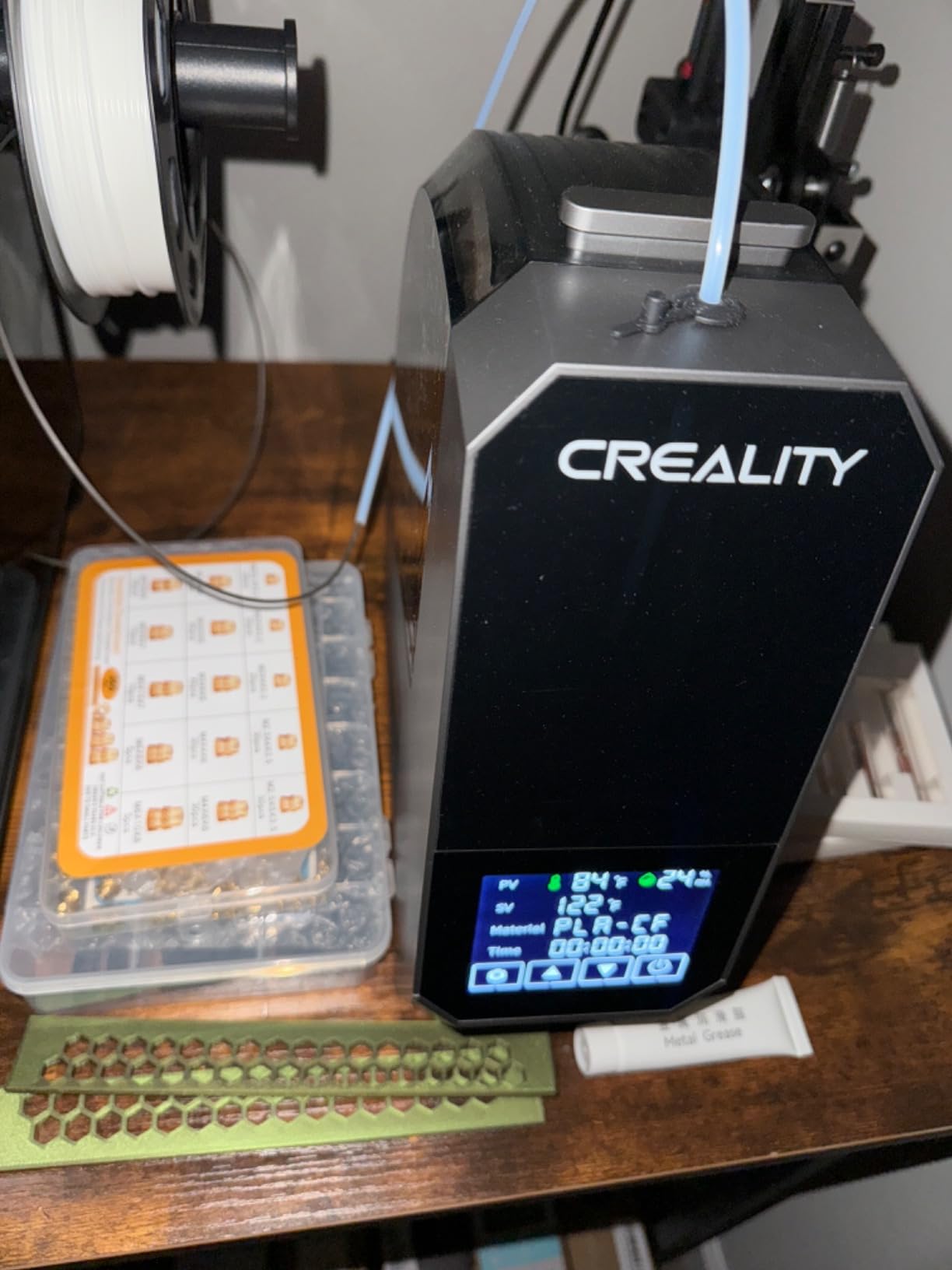 Creality Space Pi Filament Dryer Plus, 2 Spools Filament Storage Box, Double 360° Heating Drying with Fan & Touch Screen, 3D Printer Filament Spool Holder, Dehydrator 1.75/2.85/3mm PLA PETG ABS TPU customer photo 2