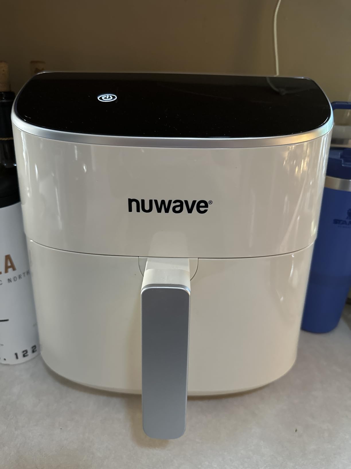 Nuwave Brio Plus 8 Qt Air Fryer, PFAS Free, New & Improved, Digital Touch Screen, Cool White Display, 50°F~400°F in Precise 5°, 5 Cook Functions, 100 Presets & 50 Memory, 3 Wattages 700, 1500, 1800 customer photo 1