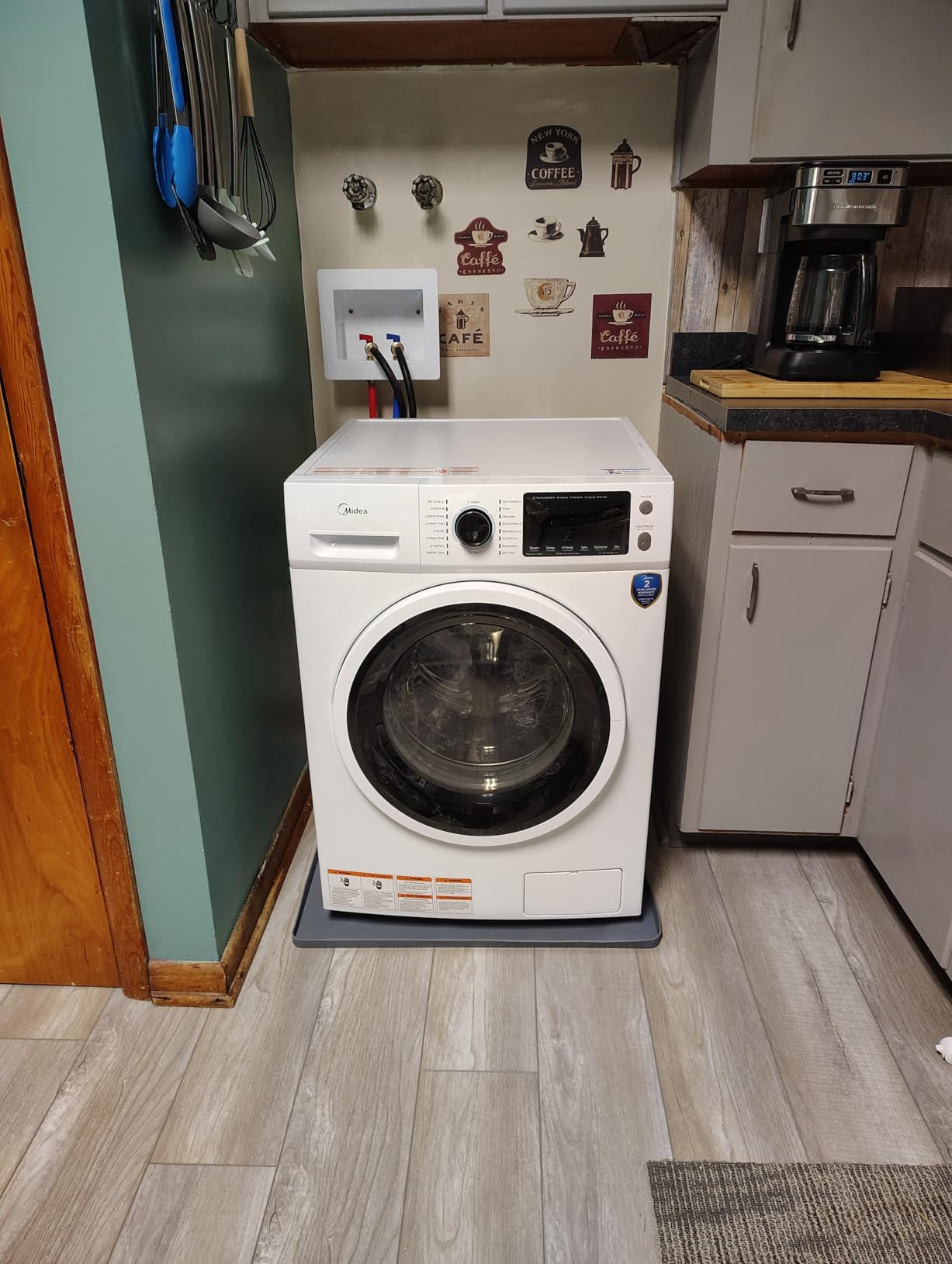 Midea 24 Inch All-in-One Front Load Washer Dryer Combo, 2.7 Cu.ft 26lbs Ventless Full-Automatic Washing Machine with Steam Care, Overnight Dry, 1400 RPM 16 Wash Cycles, White customer photo 1