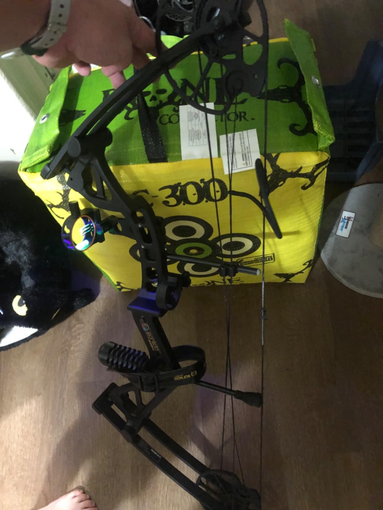 Sanlida Dragon X7 Ready to Hunt Compound Bow Package for Adults, Archery Compound Bow and Arrow Set, 0-70 Lbs Draw Weight, No Bow Press Needed, RH Only customer photo 1