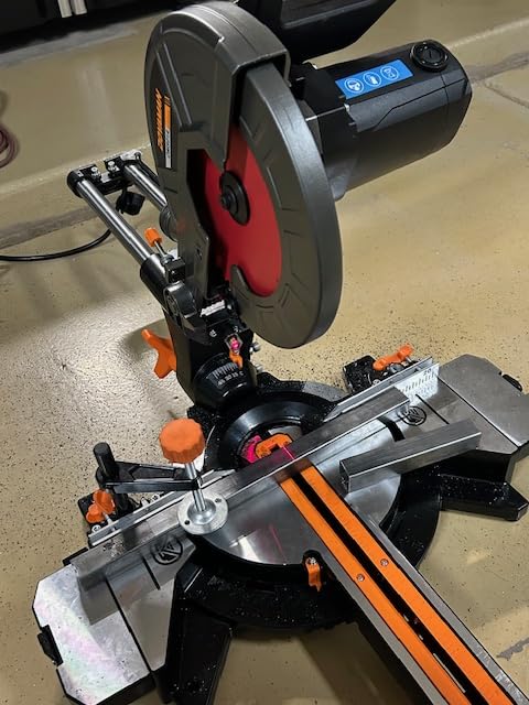 DOVAMAN Updated 10-Inch Sliding Miter Saw, Multi-Material Cutting w/ 3 x TCT Blades customer photo 1