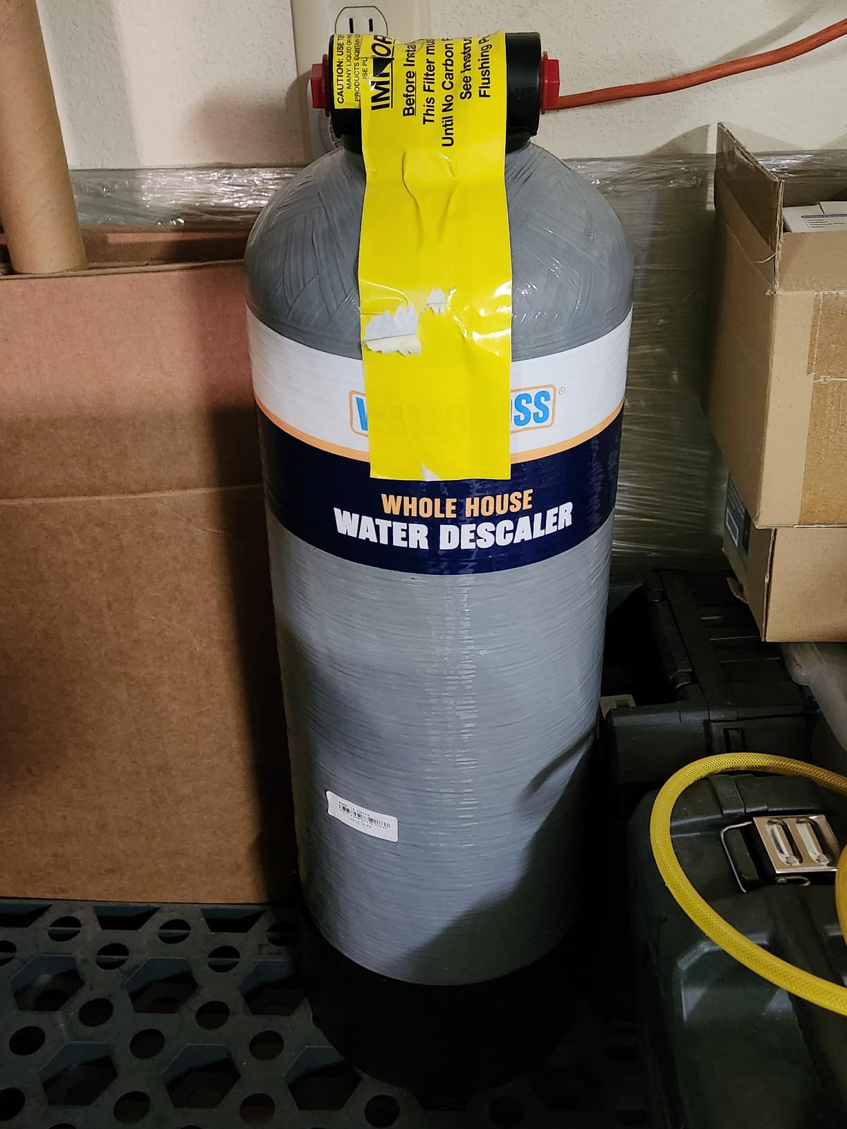 WaterBoss Whole House Salt Free Descaler System - Works with City & Well Water Filters - 6yr, 600,000 Gl - Water Softener Alternative for Home - WB-WH-DSCLR customer photo 1