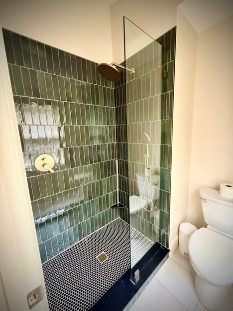 Iriber Thermostatic Shower System Wall Mount with 10 Inch Round Rainfall Shower Head and Handheld, Shower Faucet Mixer Trim Kit (Valve Included), Brushed Nickel customer photo 1