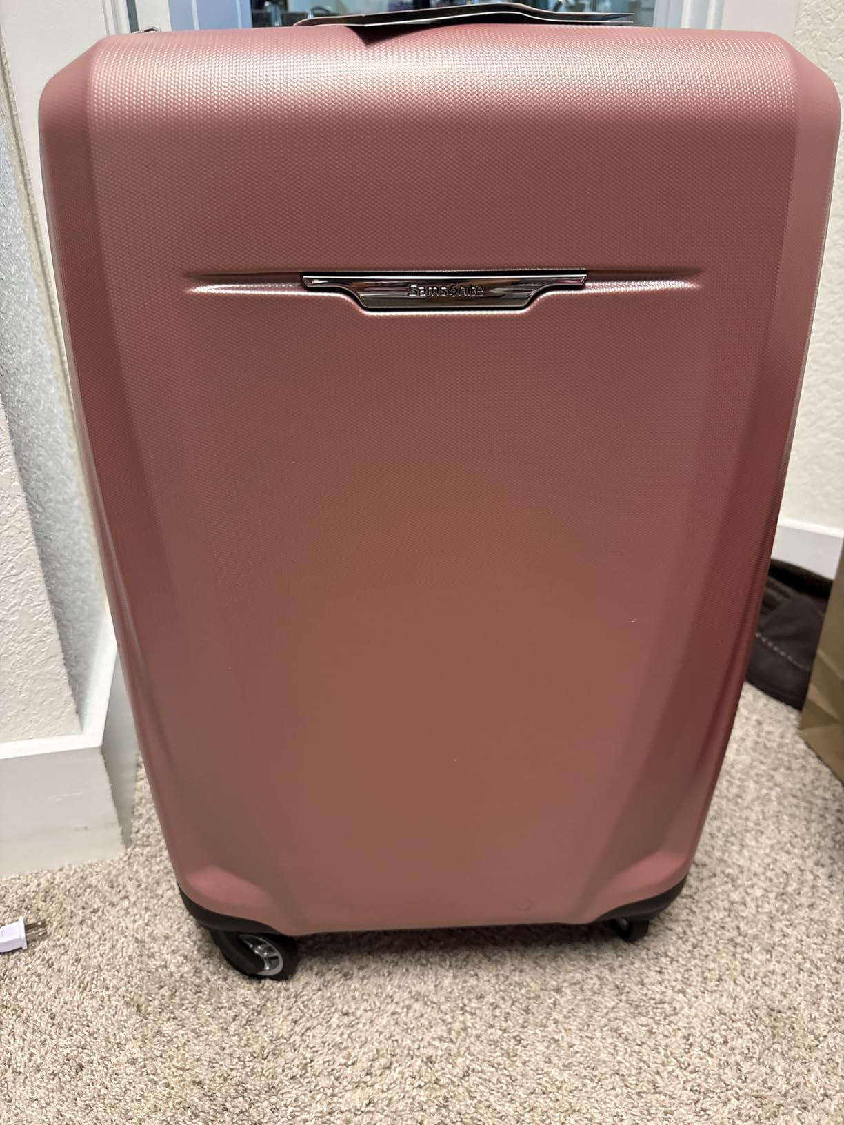 Samsonite Winfield 3 DLX Hardside Expandable Luggage with Spinners, Ombre Green, 2-Piece Set (20/25) customer photo 1