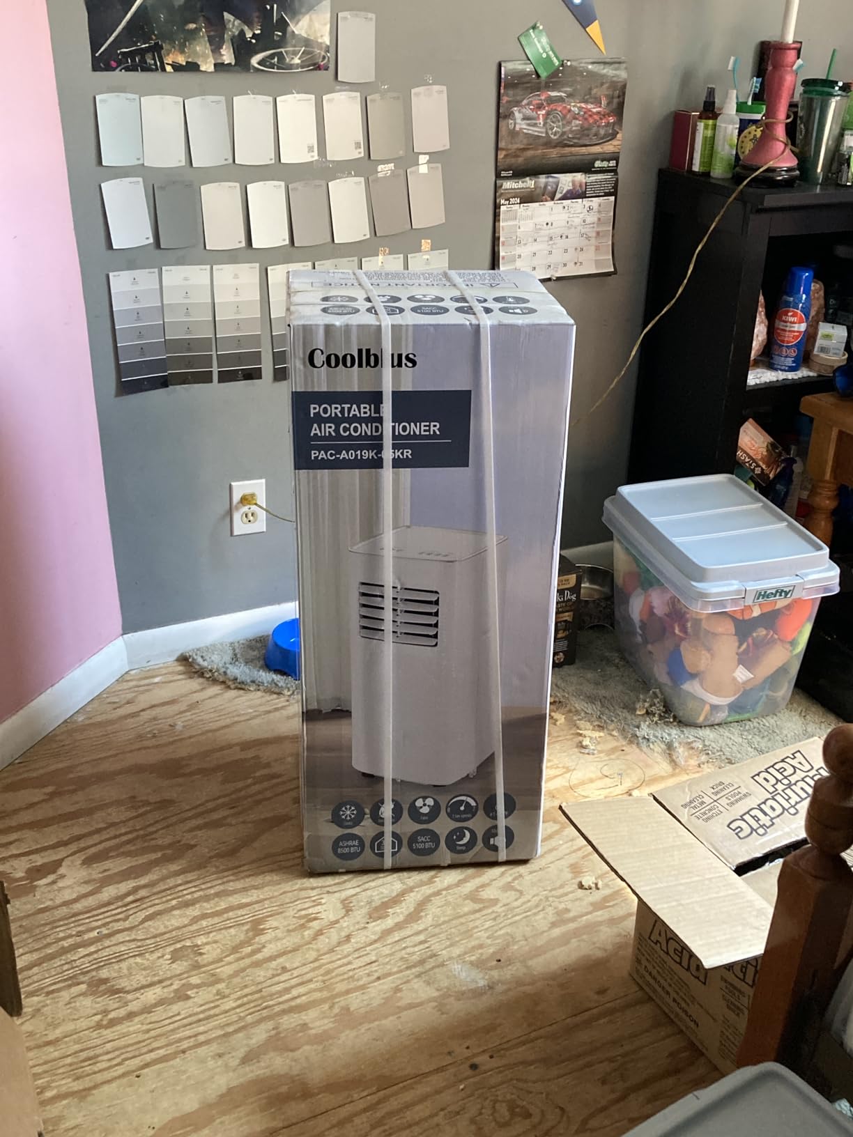 Coolblus Portable Air Conditioners, 8400 BTU air conditioner Cools Up to 350 Sq.Ft, 3 in 1 Portable AC with Remote, 24H Timer, Sleep Mode, Window Kit & Filter Brush, No Wall Required customer photo 2