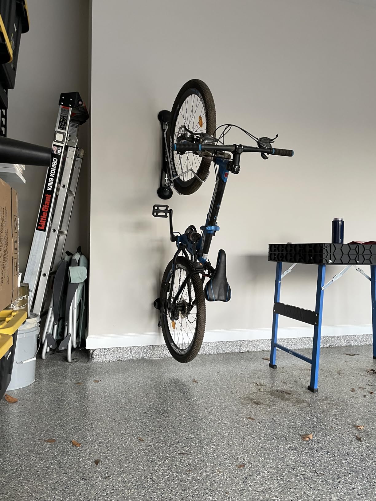 Steadyrack Bike Rack for Road Bikes - The Original Wall Mounted Vertical Bike Storage - Fits Narrow Tires - Space Saving Pivot Design customer photo 2