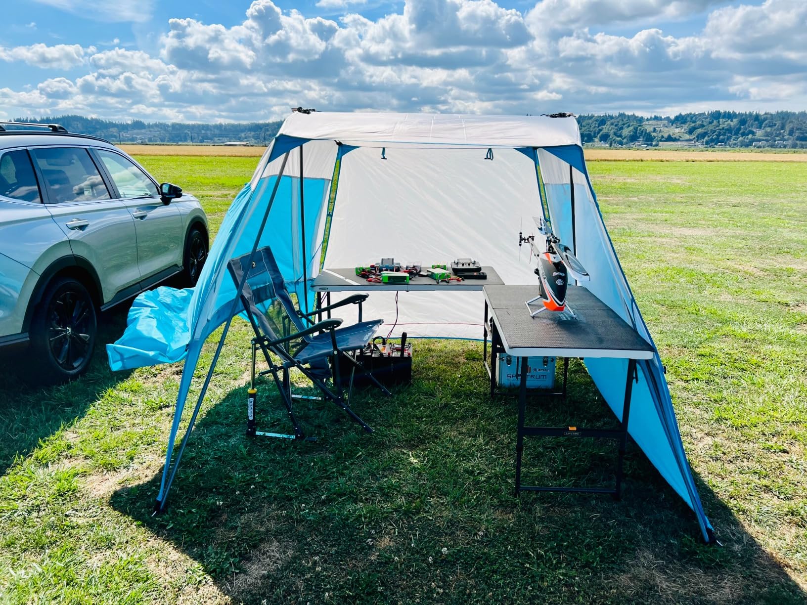 Coleman Backpack Sun Shelter, Portable 7x7ft Canopy Tent with Easy Setup, Lightweight Shade Tent for Beach, Park, Sidelines, & More, Backpack Carry Bag customer photo 2
