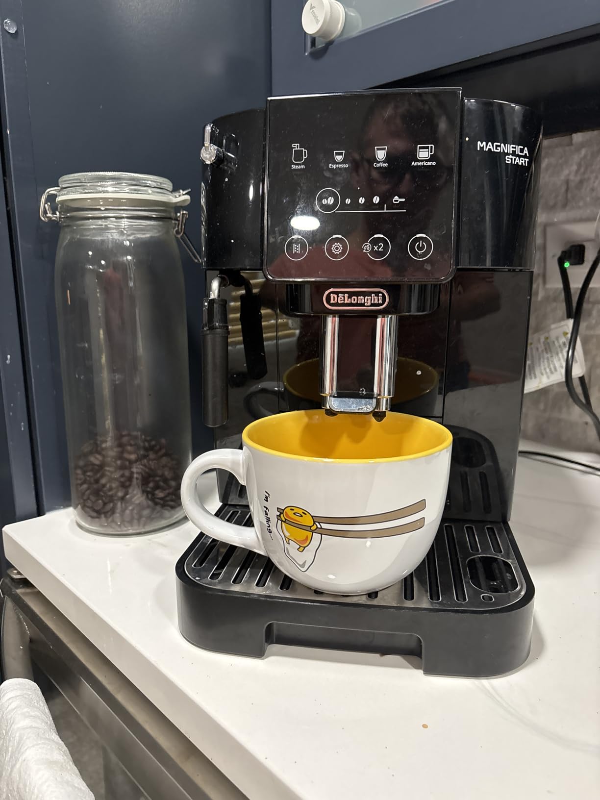 De'Longhi Magnifica Start Automatic Espresso Machine with Manual Milk Frother & Built in Grinder customer photo 1