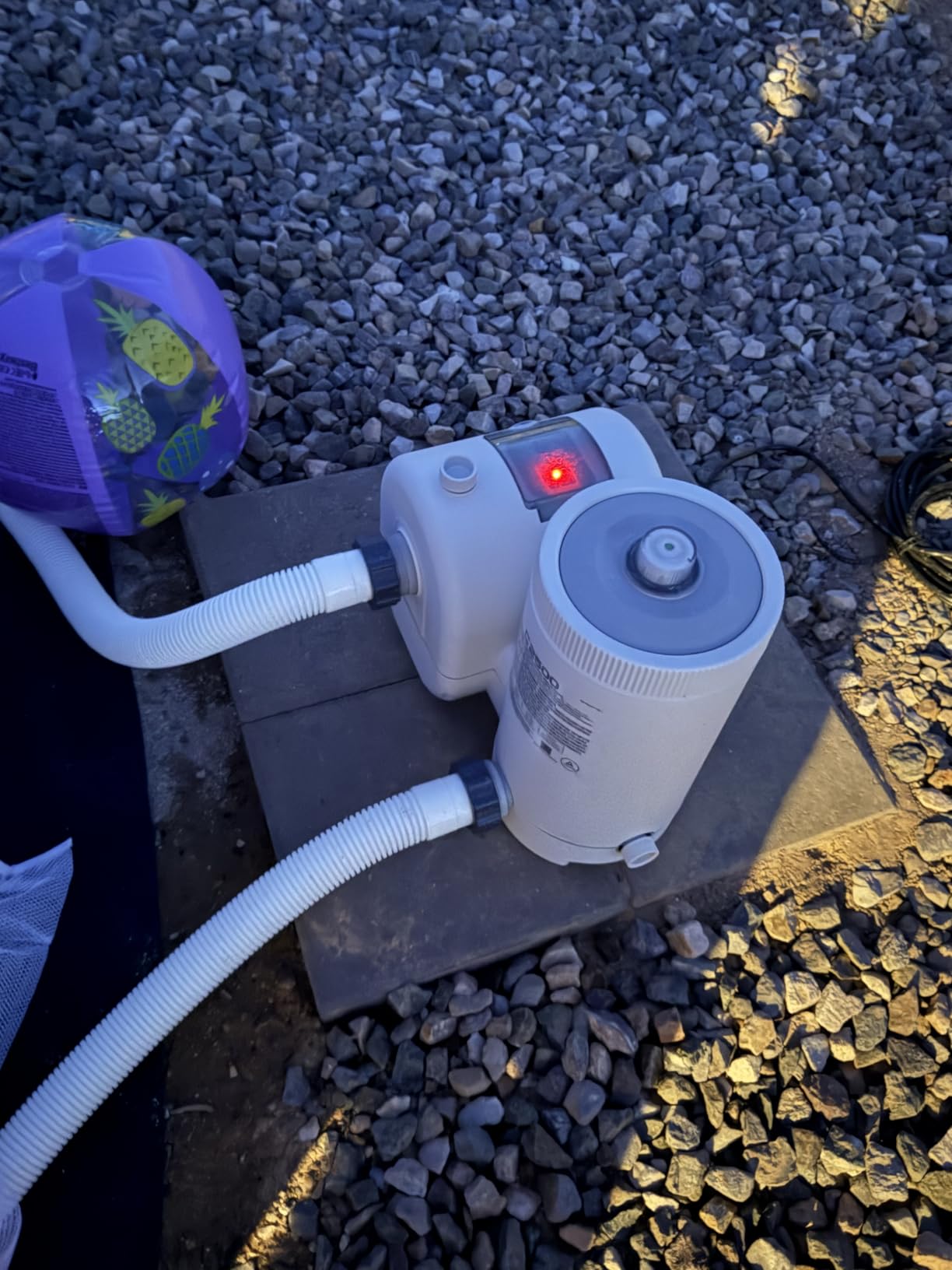 INTEX C2500 Krystal Clear Cartridge Filter Pump for Above Ground Pools: 2500 GPH Pump Flow Rate - Improved Circulation and Filtration - Easy Installation - Improved Water Clarity - Easy-to-Clean customer photo 2