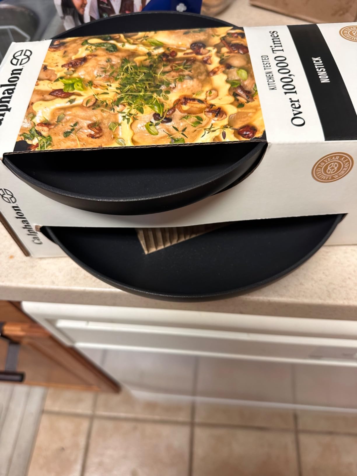 Calphalon Hard-Anodized Nonstick 8-Inch and 10-Inch Frying Pan Set customer photo 2