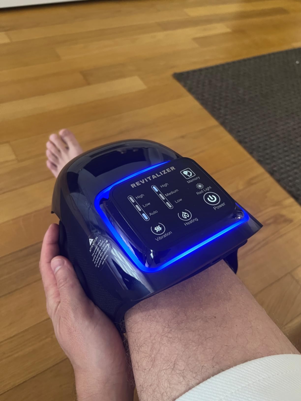 FORTHiQ Knee Massager Pro+ for Pain Relief with Heat and Dual Red Light Therapy, Adjustable Straps, Memory Function, Relax Tight Muscles, Ideal Gift for Men & Women, FSA-HSA Eligible customer photo 1