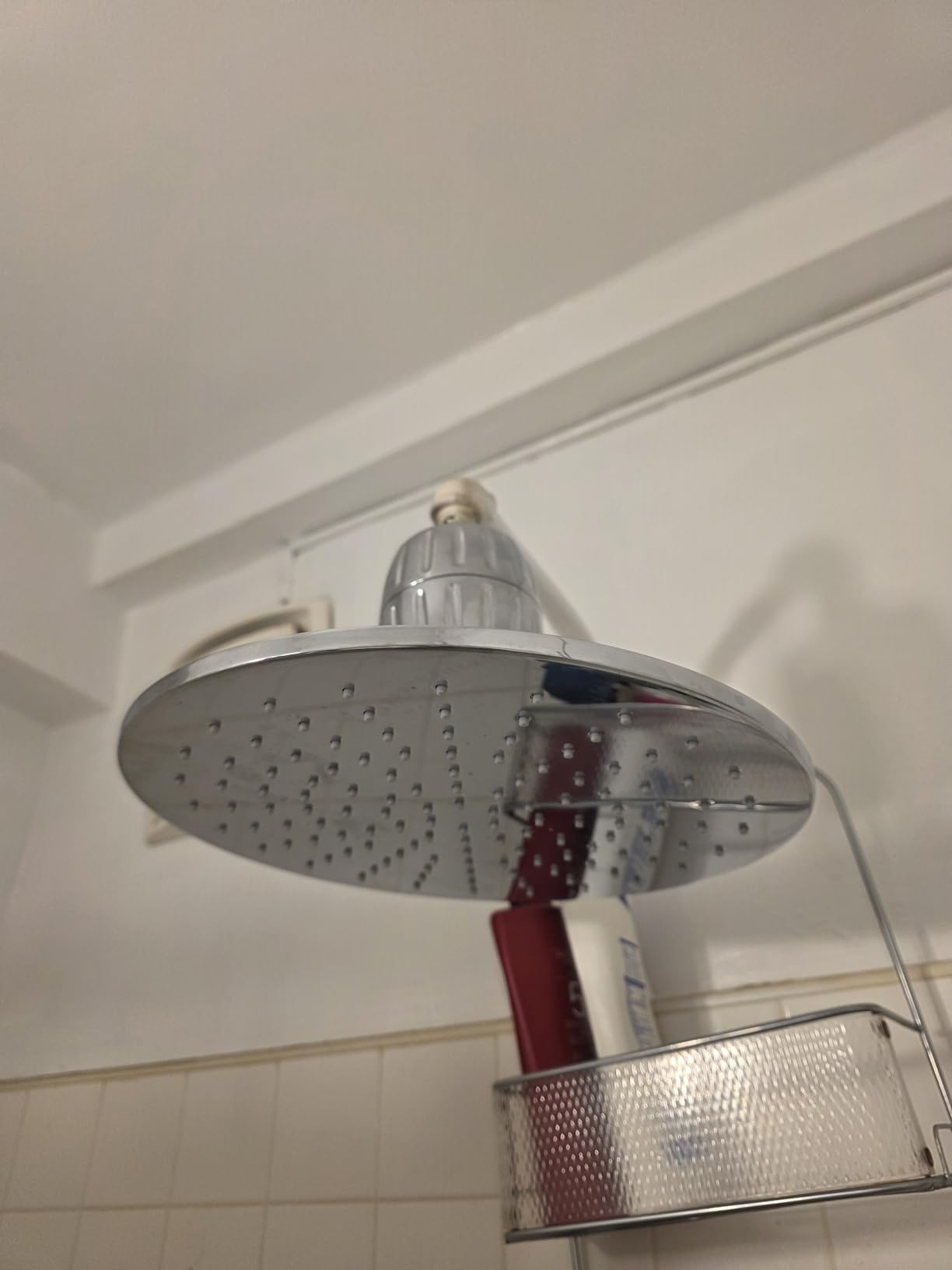 HammerHead Showers Solid Metal 12 Inch Rainfall Shower Head, Large Rain Shower Head, 2.5 GPM High Flow Shower Head Optimized for Pressure, Wall-Mounted or Ceiling Rain Shower Head, Brushed Nickel customer photo 2
